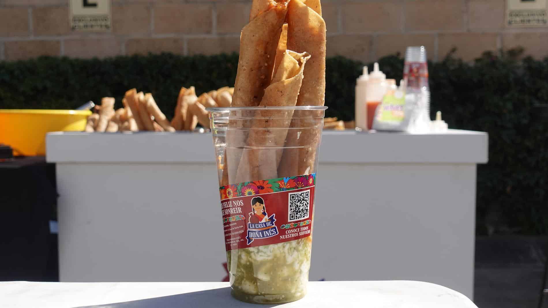 Flautas en vaso (2)